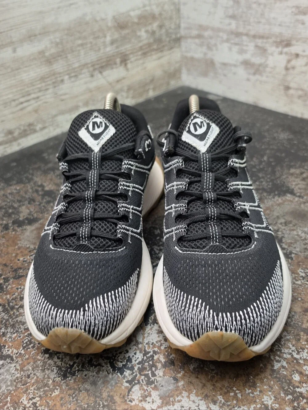 Womens Merrell Moab Flight Trail Running Shoes Sz 9 Used Vibram J067092